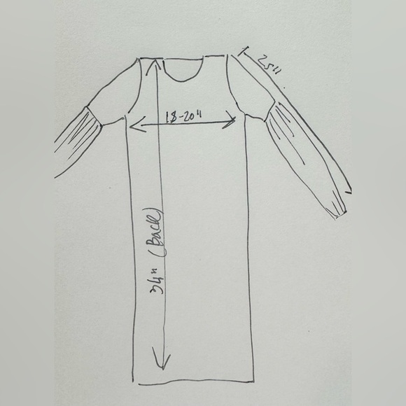 🟢Women’s Gap Black And White T-shirt Dress Balloon Long Sleeve Sz S Fall Winter - Picture 6 of 7